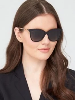 Image of Burberry Square Sunglasses - Black