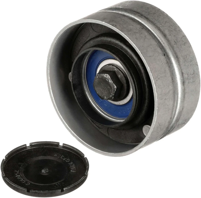 Image of GATES T36529 Idler Pulley PowerGrip Metal Deflection/Guide Pulley,v-ribbed belt (312)