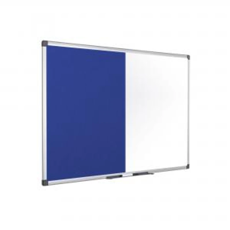 Image of Bi-Office Maya Combination Board Blue Felt/Drywipe Surface 60x40cm XA0117170