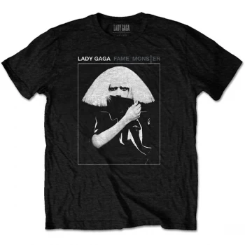 Lady Gaga - Fame Unisex X-Large T-Shirt - Black