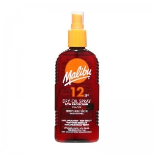 image of Malibu Sun Dry Oil Spray SPF12 200ml