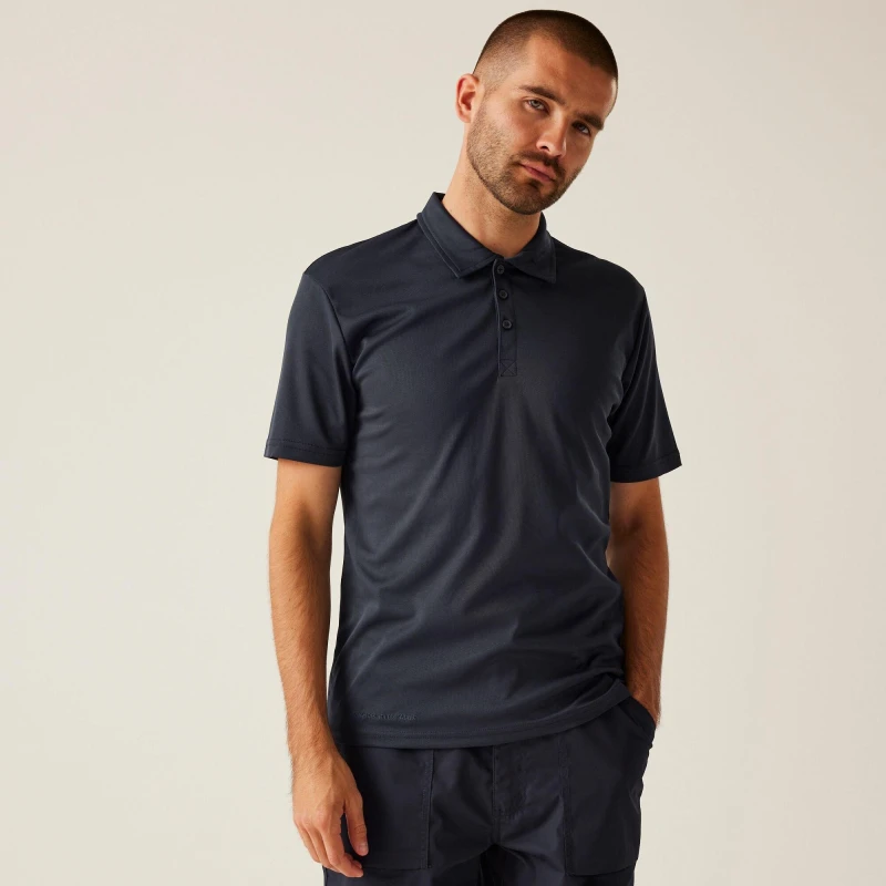 Image of Regatta Mens H/M Polo Shirt Navy male S