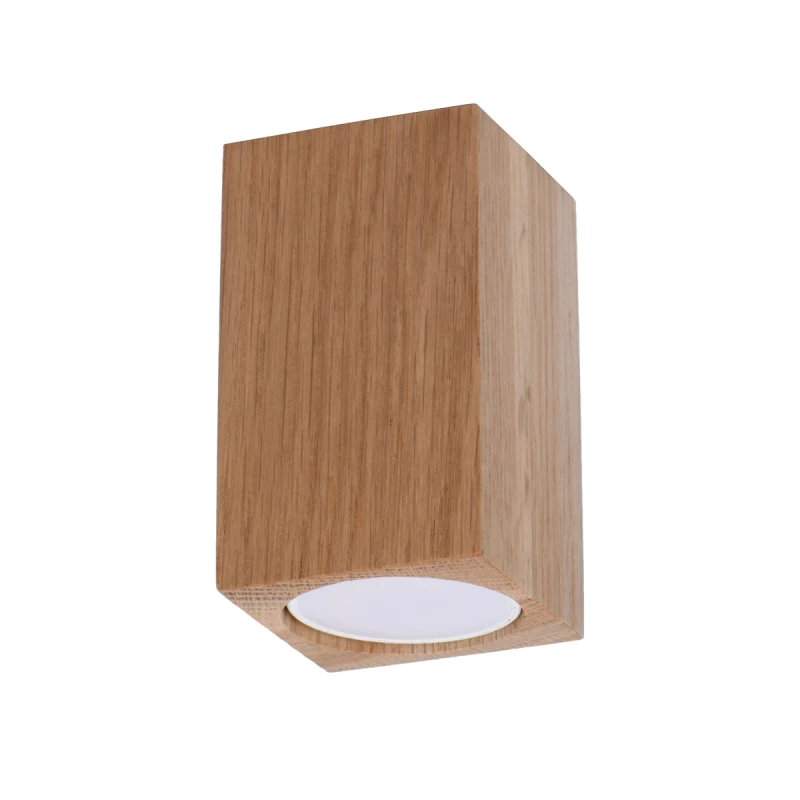 Image of SOLLUX Keke 10 oak ceiling lamp LD2020707