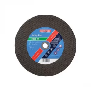 image of Faithfull FAI3003522S Stone Cut Off Disc 300 x 3.5 x 22.23mm