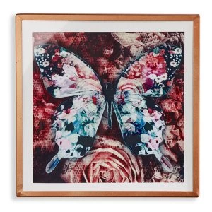 image of Arthouse Nocturnal Butterfly Copper Framed Print