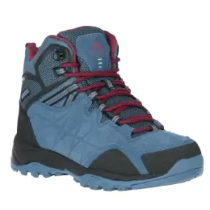 Image of Trespass Womens/Ladies Nairne Suede Walking Boots (4 UK) (Teal)
