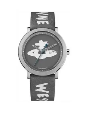 image of Vivienne Westwood Vivienne Westwood Ladbroke Leather Ladies Watch, Grey, Women