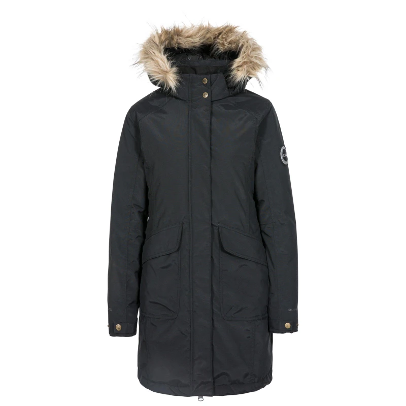 Image of DLX Womens Bettany Waterproof Down Jacket Black female 6 (2XS)