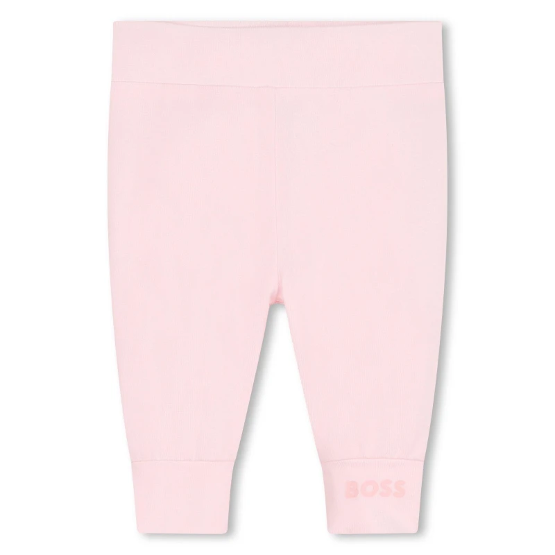 Image of Boss Logo Leggings Babies - Pink Pink 3 - 6 Months
