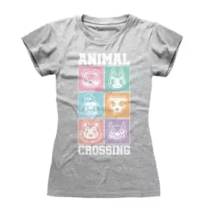 Image of Nintendo Animal Crossing - Pastel Square (Fitted) Ex Ex Large