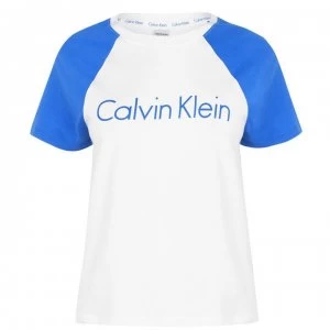 Image of Calvin Klein Cotton Crew T Shirt - White 100