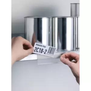 Image of Durable Scanfix Self-adhesive Label Holder 200 x 40mm, Pack of 5