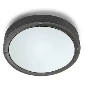 image of Netlighting Basic Outdoor Simple Flush Urban Grey, Opal IP65 E27