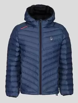 image of Luke Worldy Padded Jacket - Navy, Size 2XL, Men