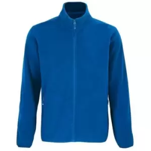 Image of SOLS Mens Factor Recycled Fleece Jacket (3XL) (Royal Blue)