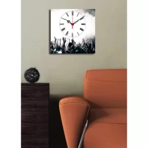 image of 2828CS-1 Multicolor Decorative Canvas Wall Clock