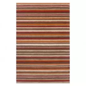 Image of Oriental Weavers Portland 2525 N Rug - 160x230cm, Geometric - Orange