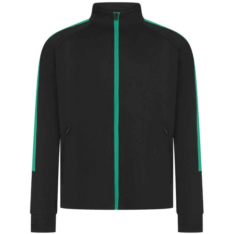 Image of Finden & Hales Knitted Track Top in Jet Black Size: 3-4 Years Jet Black Unisex 3-4 Years