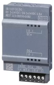 Image of Siemens - PLC I/O Module for use with S7-1200 Series, 62 x 38 x 21 mm, Digital, Digital, 24 V dc, SIMATIC
