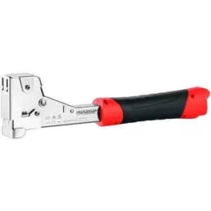 image of Monzana Staple Hammer Tacker Handy Stainless Steel Heavy Duty Stapler T50 Staple Gun Tool Easy Use 6 8 10 12 or 14mm