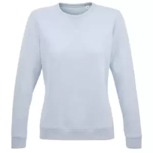 image of SOLS Womens/Ladies Sully Sweatshirt (M) (Creamy Blue)