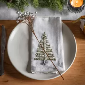 Image of Pack of 5 Small Winter Spray Silver