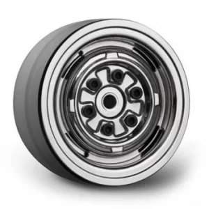 Image of Gmade 1.9 Vr01 Beadlock Wheels (Chrome) (2)