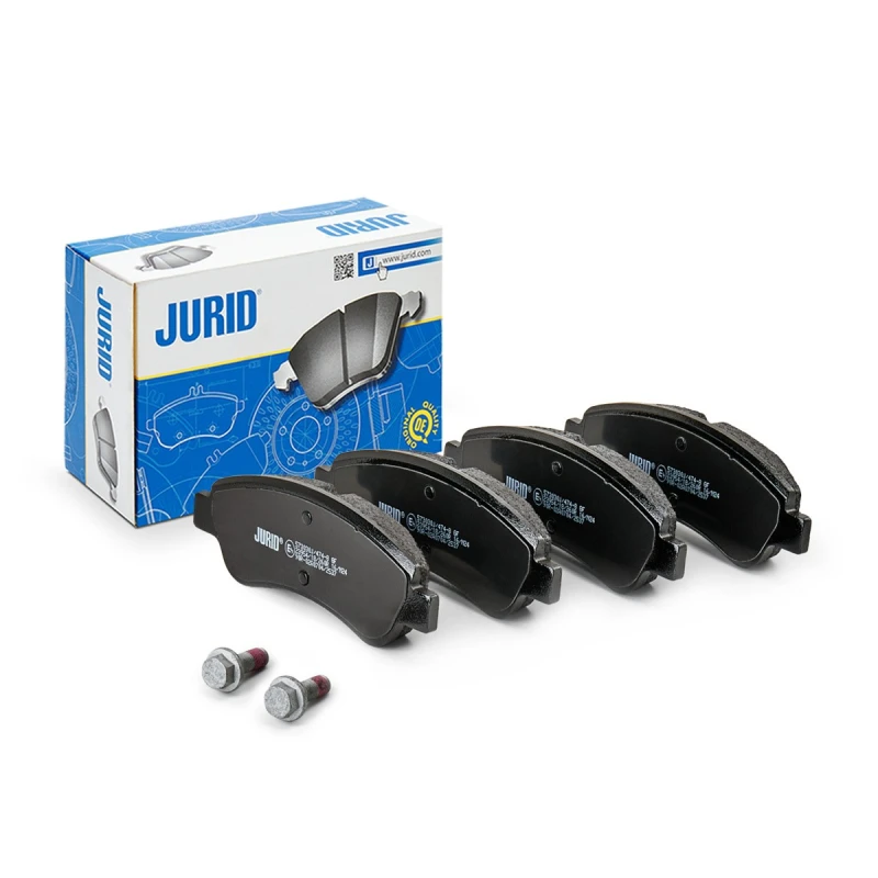 Image of JURID 573030J Brake pad set not prepared for wear warning indicator, with accessories Brake Pad Set,disc brake (402)