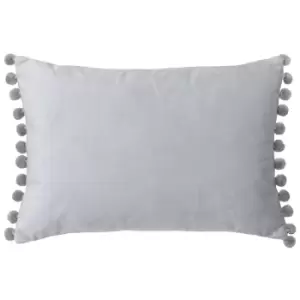 Image of Fiesta Velvet Cushion Dove/Silver, Dove/Silver / 35 x 50cm / Cover Only