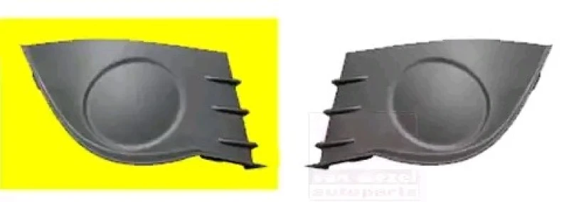 Image of VAN WEZEL 4331592 Bumper Grill ** Equipart ** Fitting Position: Right Front, without hole(s) for fog lights Ventilation Grille,bumper (244)