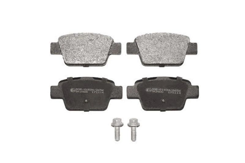 Image of LPR 05P1269 Brake pad set with bolts/screws Brake Pad Set,disc brake (402)