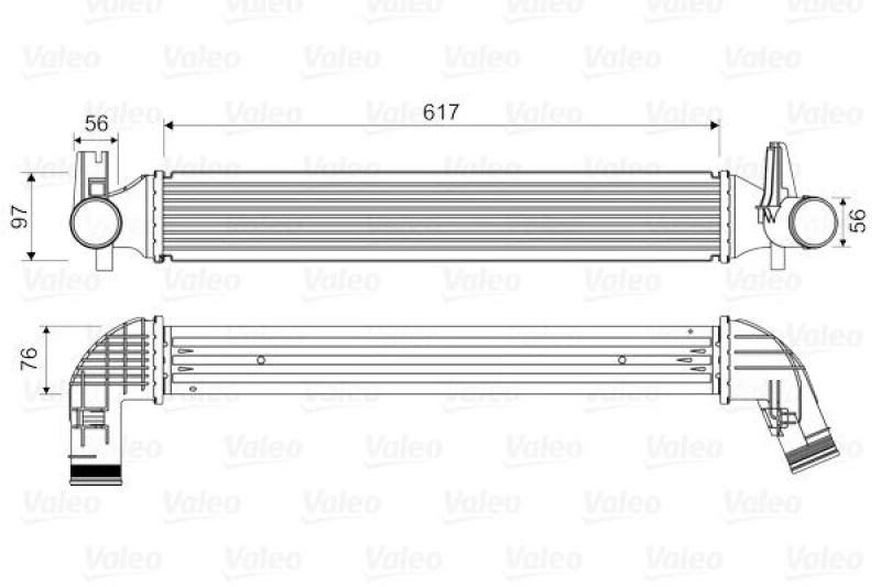 Image of Intercooler VALEO 818338