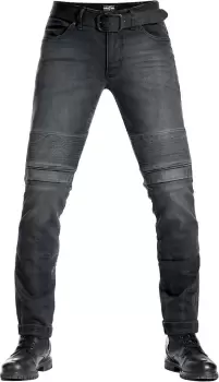 Image of Pando Moto Karl Devil 9 Motorcycle Jeans, blue, Size 36, blue, Size 36