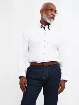 Image of Joe Browns Triple The Style Shirt - White, Size 2XL, Men