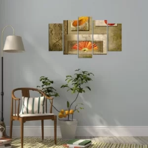 Image of 5MX-20 Multicolor Decorative MDF Painting (5 Pieces)