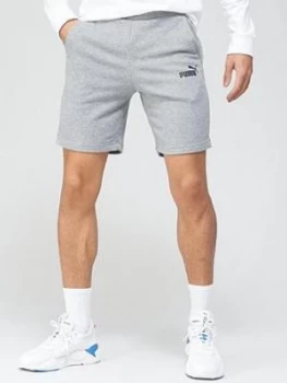 image of Puma Essentials Sweat Shorts - Medium Grey Heather