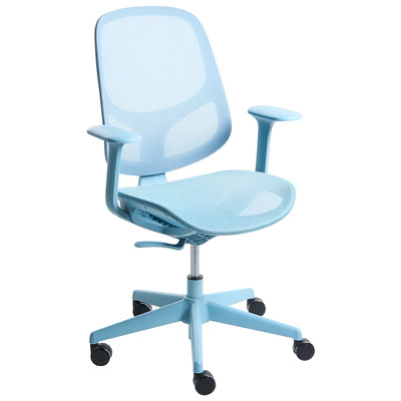 Image of Beliani Modern Office Chair Aeri Light Blue