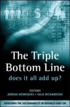 Image of The Triple Bottom Line by Adrian Henriques Paperback
