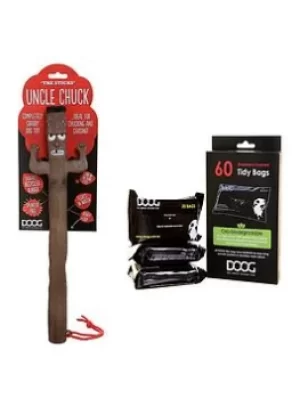 image of Doog Uncle Chuck Stick /Pack Of 60 Tidy Bags (Scented)