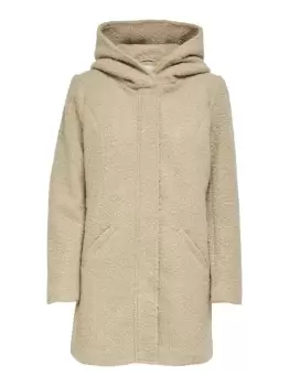 Image of ONLY Boucle Long Jacket Women Grey