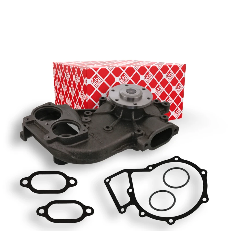 Image of FEBI BILSTEIN 22454 Water pump Grey Cast Iron, with gaskets/seals Grey Cast Iron Water Pump (1260)