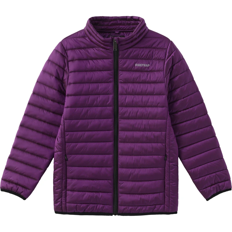 Image of Firetrap Slim-Fit Quilted Jacket - Purple Purple 6