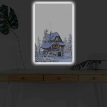 Image of 4570KARDACT - 033 Multicolor Decorative LED Lighted Canvas Painting
