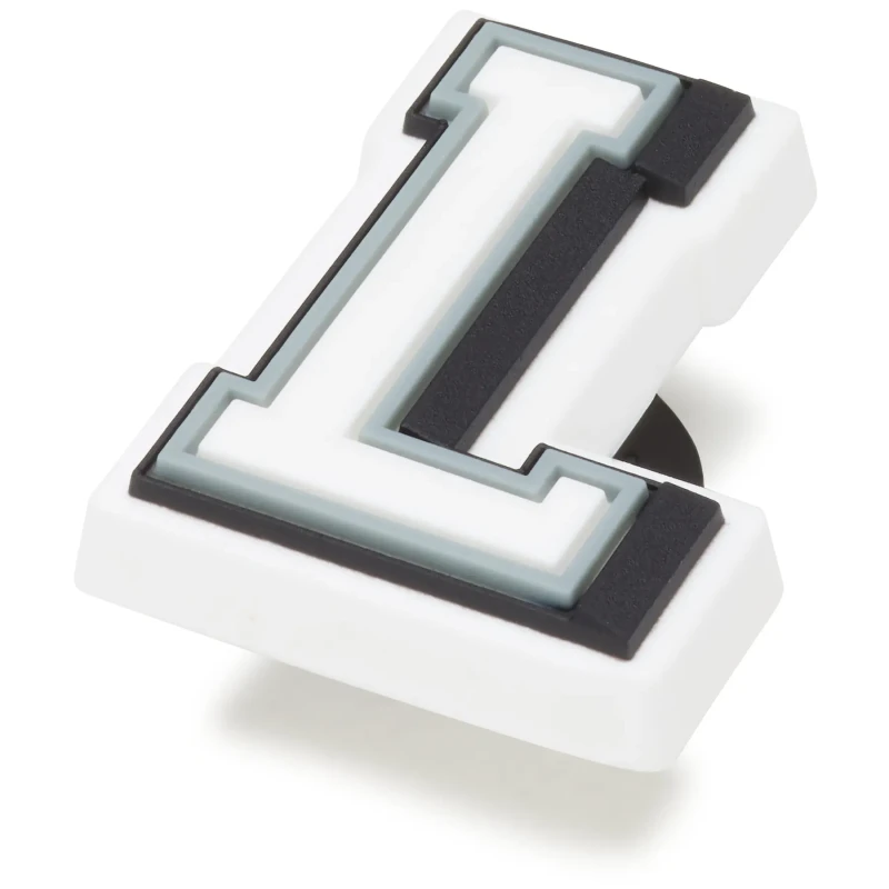 Image of Crocs Clip jibbitz Crocs Letter L Blanc Unisex TU