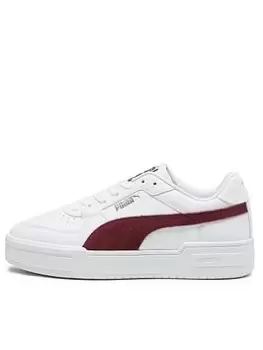 image of Puma Ca Pro Suede, White/Red, Size 6, Women