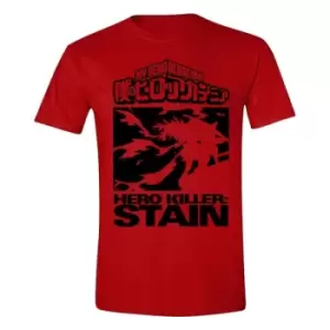 Image of My Hero Academia T-Shirt Hero Killer Stain Size L
