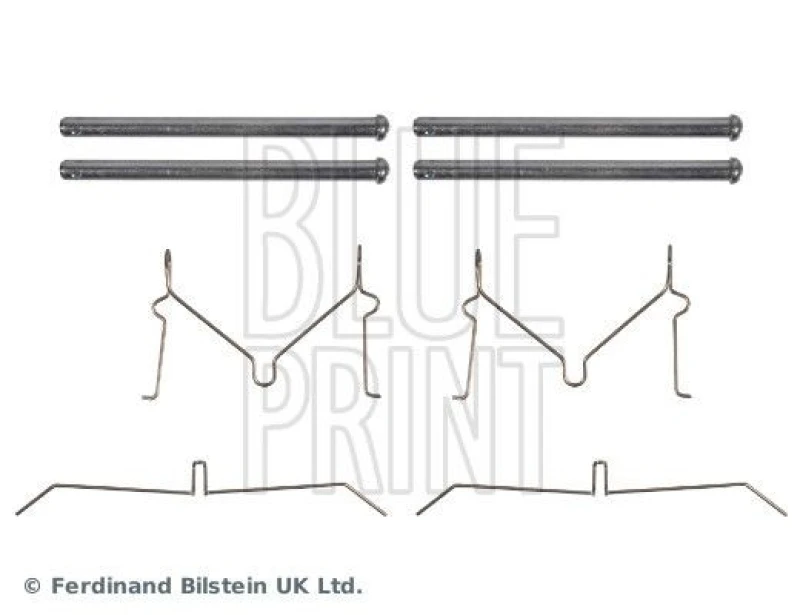 Image of Blue PRINT Brake pad fitting kit Blue PRINT ADBP480005