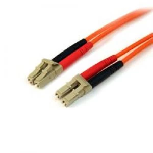 image of StarTech.com 2m Multimode 50/125 Duplex Fiber Patch Cable LC - LC