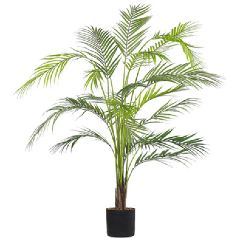 Image of Beliani Artificial Plant Areca Palm 124cm Green