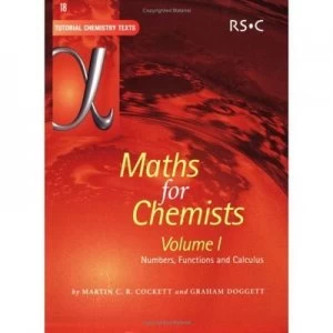 Image of Maths for Chemists by Martin Cockett and Graham Doggett and Royal Society of Chemistry Paperback